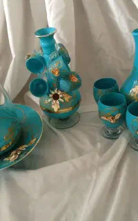 ست شراب خوری و آفتابه لگن دکوری