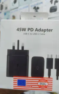 کلگی و کابل شارژر ۴۵ وات سام سونگ سوپر فست شارژ