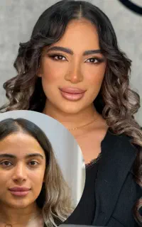 میکاپ شنیون با ناخن رایگان
