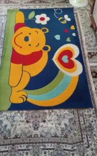 فرش نوجوان و تشک رویال درحد نو