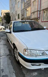 پژو پارس مدل ۸۶ رنگ سفید صدفی روغنی