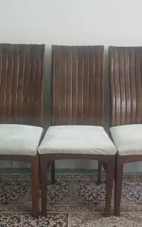 5 عدد صندلی چوبی از جنس چوب راش