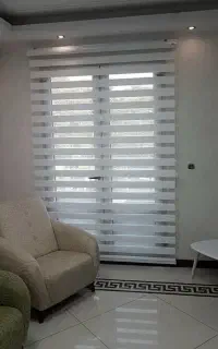 انواع پرده اماده/پانچی/حریر/شید/کرکره ای