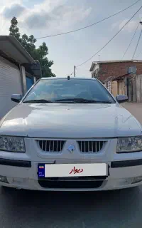 فروش سمند EF7 سفید دوگانه کارخانه مدل ۱۳۸۹