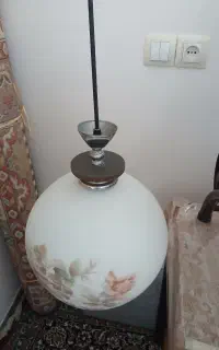 لوستر حبابی آشپزخانه.