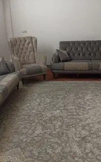 فرش ۱۵ متری رنگ متالیک با دوتا راه رو