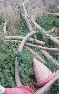 لوله خرطومی ۴اینچ  ۲۹متر سالم در حد نو و ۳اینچ