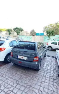 پراید هاچبک ۱۱۱ شاسی سالم بی رنگ