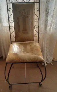 صندلی تکی فلزی