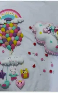 آویز اسم نمدی