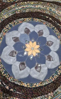 رو میزی چرمی دست دوز