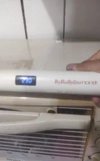 اتو موی بابلیس(bybabyliss nano)+برس حرارتی