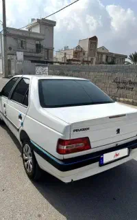 پژو 405 SLX تمیز بدون رنگ