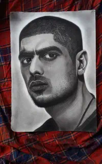 تابلوی سیاه قلم