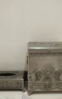 سطل آشغال و جای دستمال کاغذی