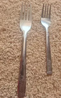 چنگال میوه وغذا