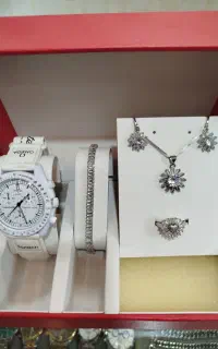پک جواهری،دستبند،گردنبند،انگشتر و ساعت