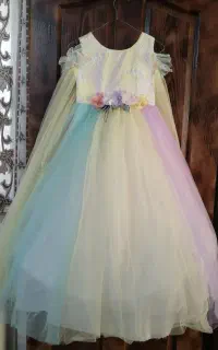 لباس عروسکی هفت رنگ