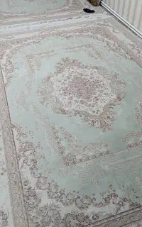 دوعدد فرش شش متری گل برجسته