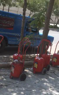 شارژ کپسول آتش نشانی