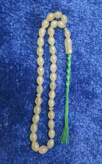 تسبیح شاه مقصود اصلی (رنگ زیتونی) ۳۳دانه
