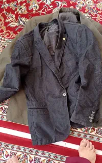 کت مردانه  سبز تیره سالم در حد نو