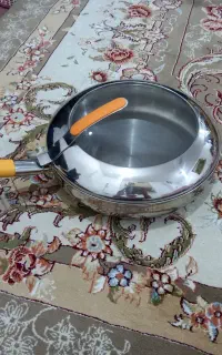 ماهی‌تابه استیل ۱۸/۱۰ سایز ۳۰