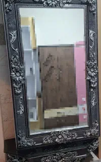 آینه شمعدان چوبی