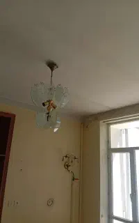 ۴ عدد لوستر شیشه ای