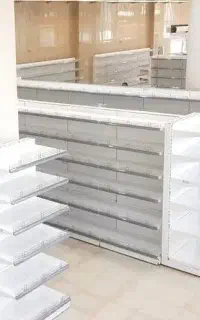 قفسه تمام سفید لیبل خور