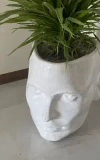 گلدان بزرگ طرح صورت