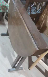 میز تاشو سیار چوبی نو