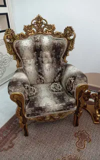 مبل سلطنتی کار کرد بدون شکستگی همره با جلو مبلی