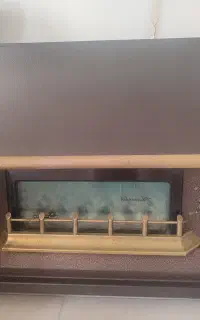 بخاری گازی طرح شومینه