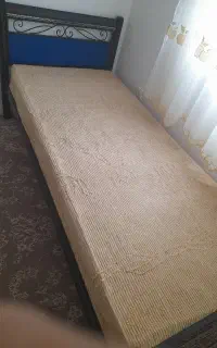 تخت خواب یک نفر فلزی