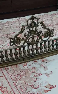 گارد جلوی شومینه تمام برنج قدیمی