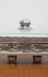 سوفله خوری چینی ۳۰*۲۰ سانتی متر دو وارمره با جعبه