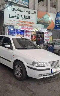 سمند ef7مدل ۹۴ سفید سالم قابل معاوضعه