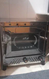 تنور گازی استیل دوطبقه درحدنو