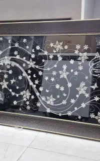 قاب گل نقره