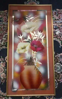 تابلو گل دار مدرن