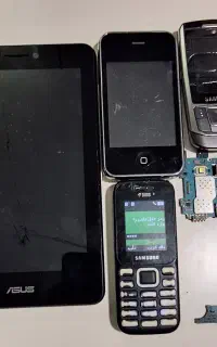 4 عدد گوشی خراب و سالم و برد j3pro