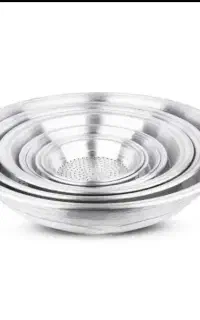 تشت و آبکش روحی ماهیتابه روحی / لگن روحی