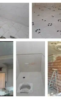 بنا کاشی کاری کاشی کارگچکار گچکاری تخریب لوله کشی