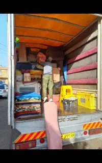 حمل اثاث منزل با کارگر و خاور مسقف