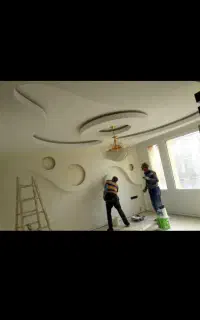 نقاشی ساختمان طرح کاغذدیواری