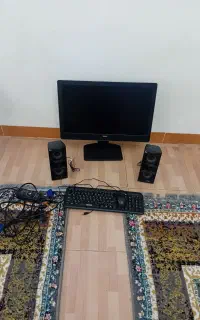 مانیتور تمام لمسی دل  ۱۹ اینچ به همراه باند.کیبورد