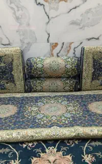 شاه نشین پارچه ۸رنگ افشار مشکی اقساطی اقساط