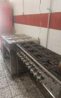 کته پز۱۲شعله و۶شعله کانتر گرم کباب پز حرارتی