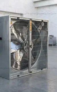 فن هواکش صنعتی 140 در 140 با دمپر اتوماتیک